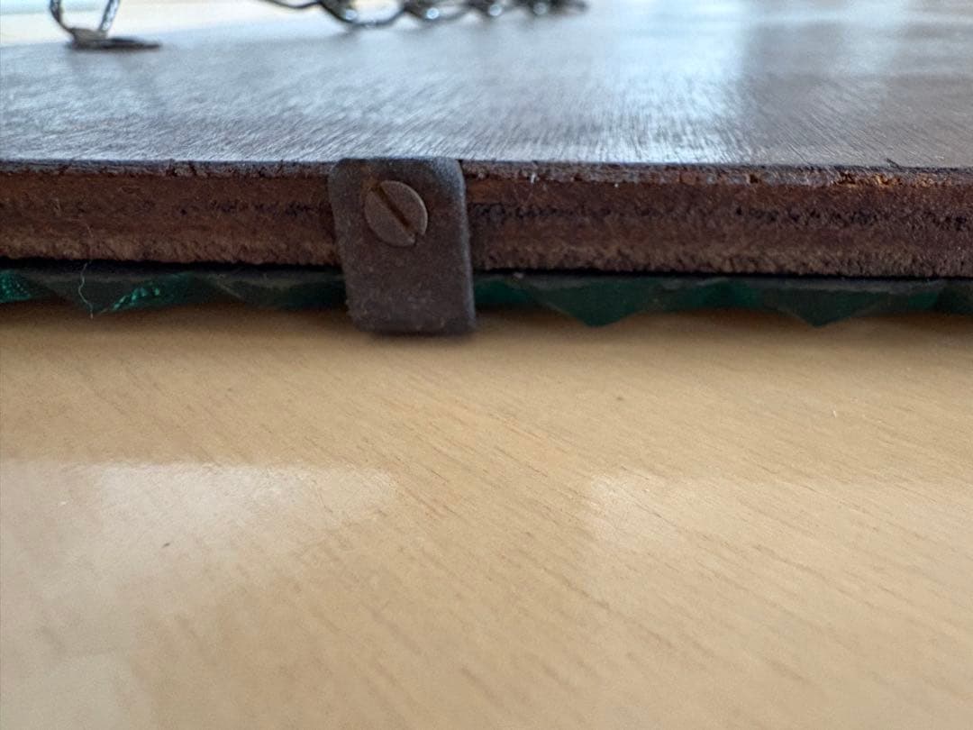 イギリスアンティーク　カッティングミラー　壁掛け