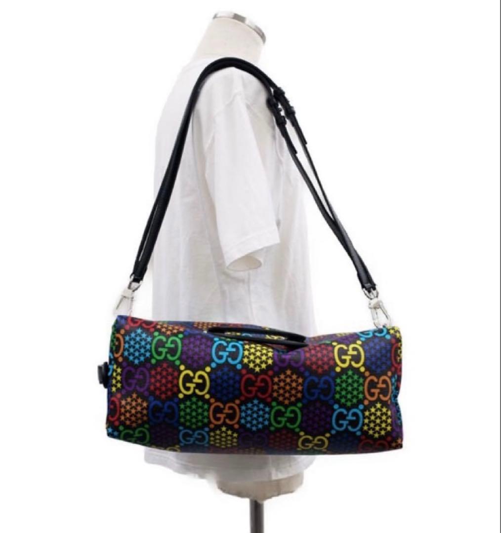 ぴろき【確実正規品】激レアGUCCIボストン リュックサックサイケデリック