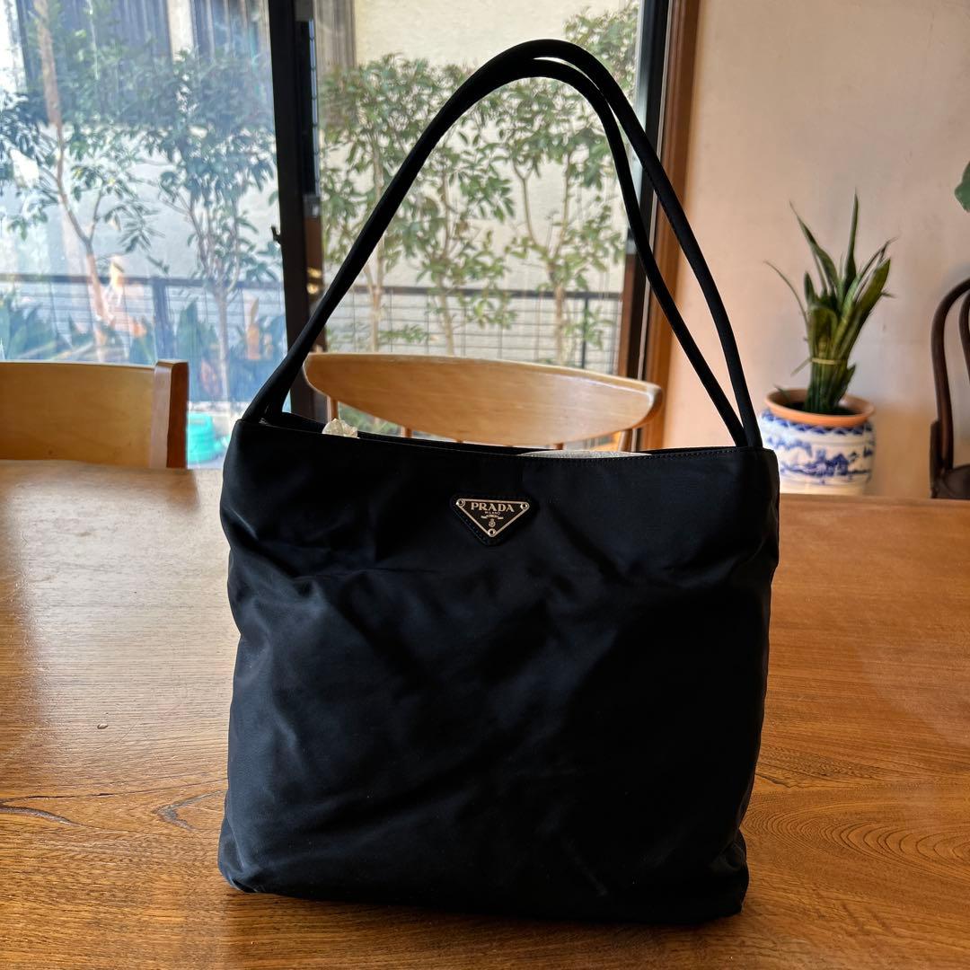 PRADA Tessuto City ブラックトートバッグ