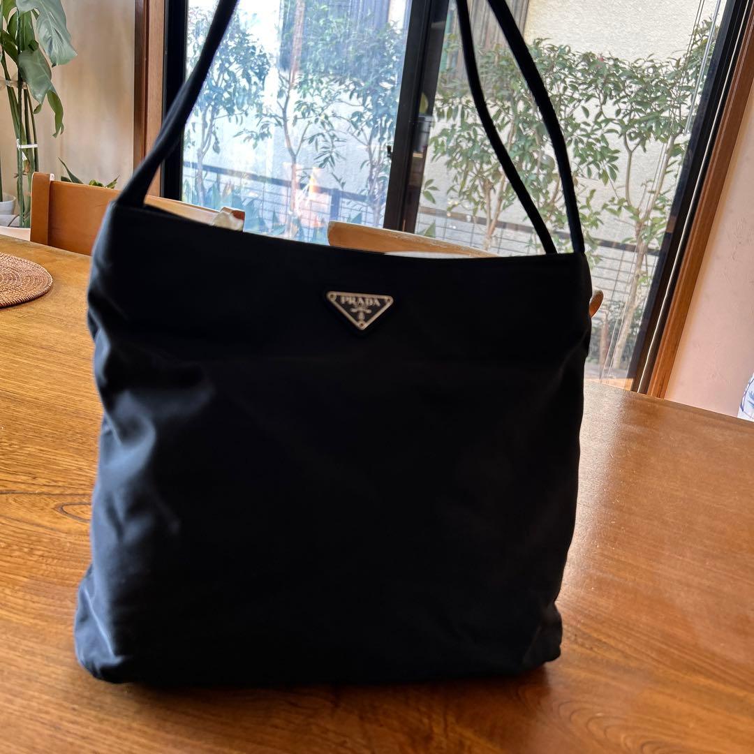 PRADA Tessuto City ブラックトートバッグ