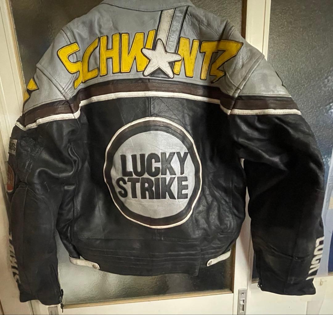 c*b様 LUCKY STRIKEヴィンテージレーシングレザージャケット革サイズ