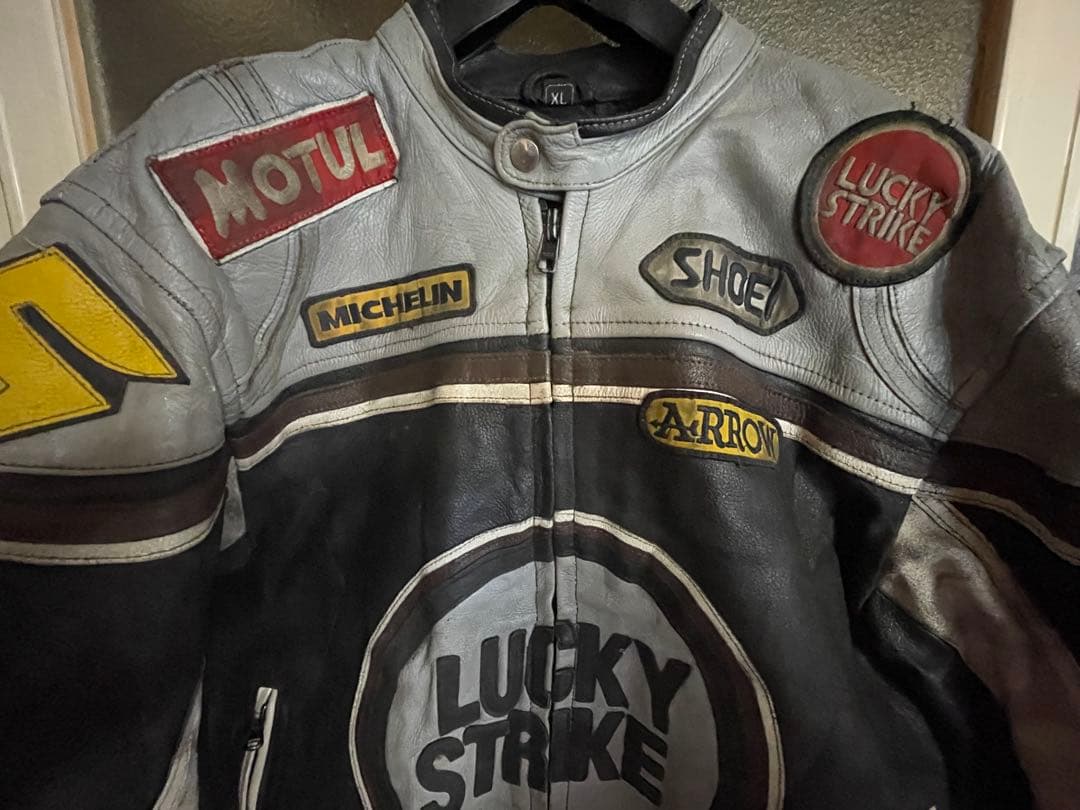 c*b様 LUCKY STRIKEヴィンテージレーシングレザージャケット革サイズ