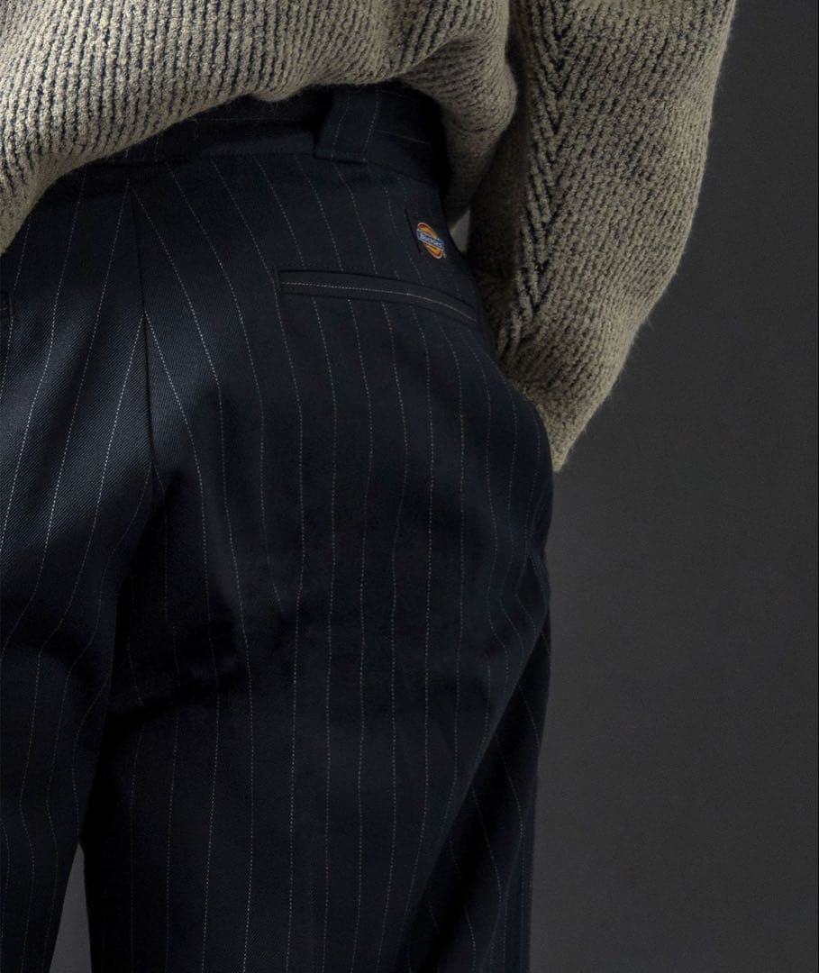 Dickies × monkey time ストライプ バギー パンツ30