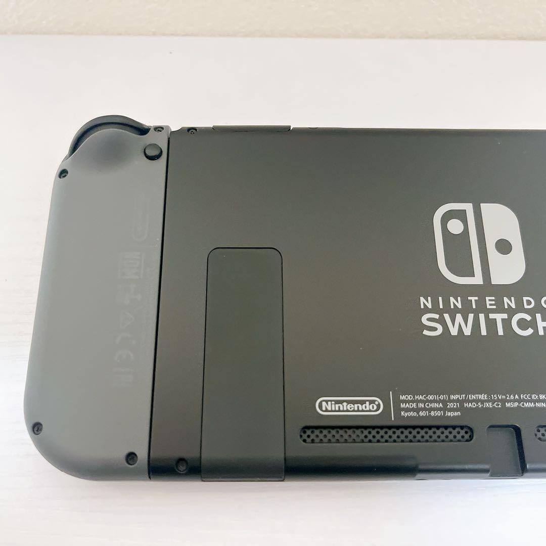 【美品】Nintendo Switch グレー 本体 ケース付き