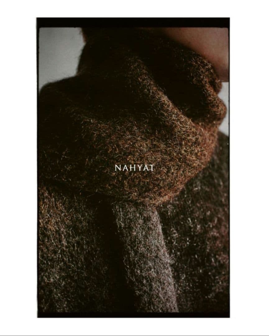 lechoppe x nahyat モヘアストール(美品)