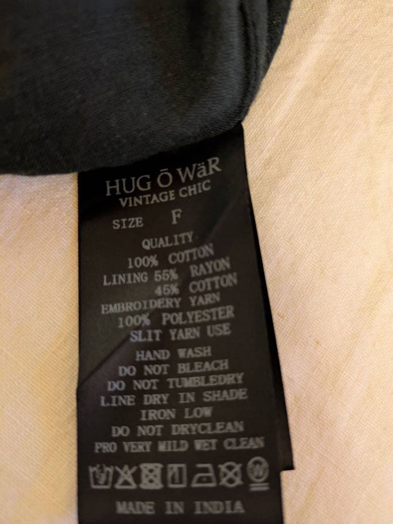 HUGO WÄR フラワープリント キャミワンピース Fサイズ