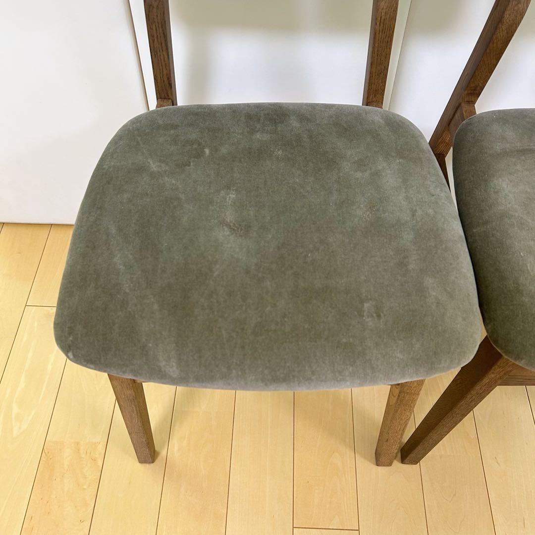 crashgateクラッシュ　パッドチェア WF-2 VELVET ASH 2脚