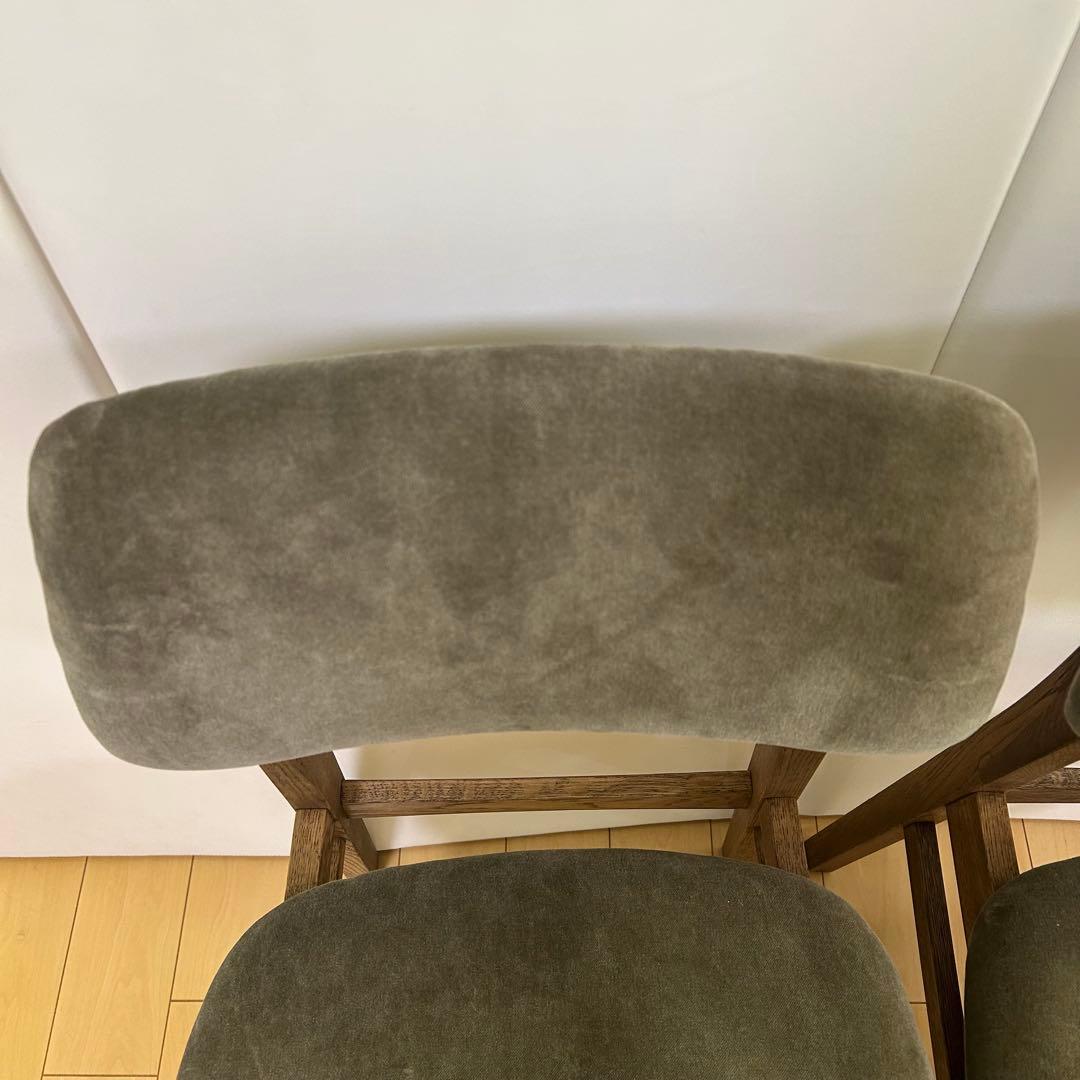 crashgateクラッシュ　パッドチェア WF-2 VELVET ASH 2脚