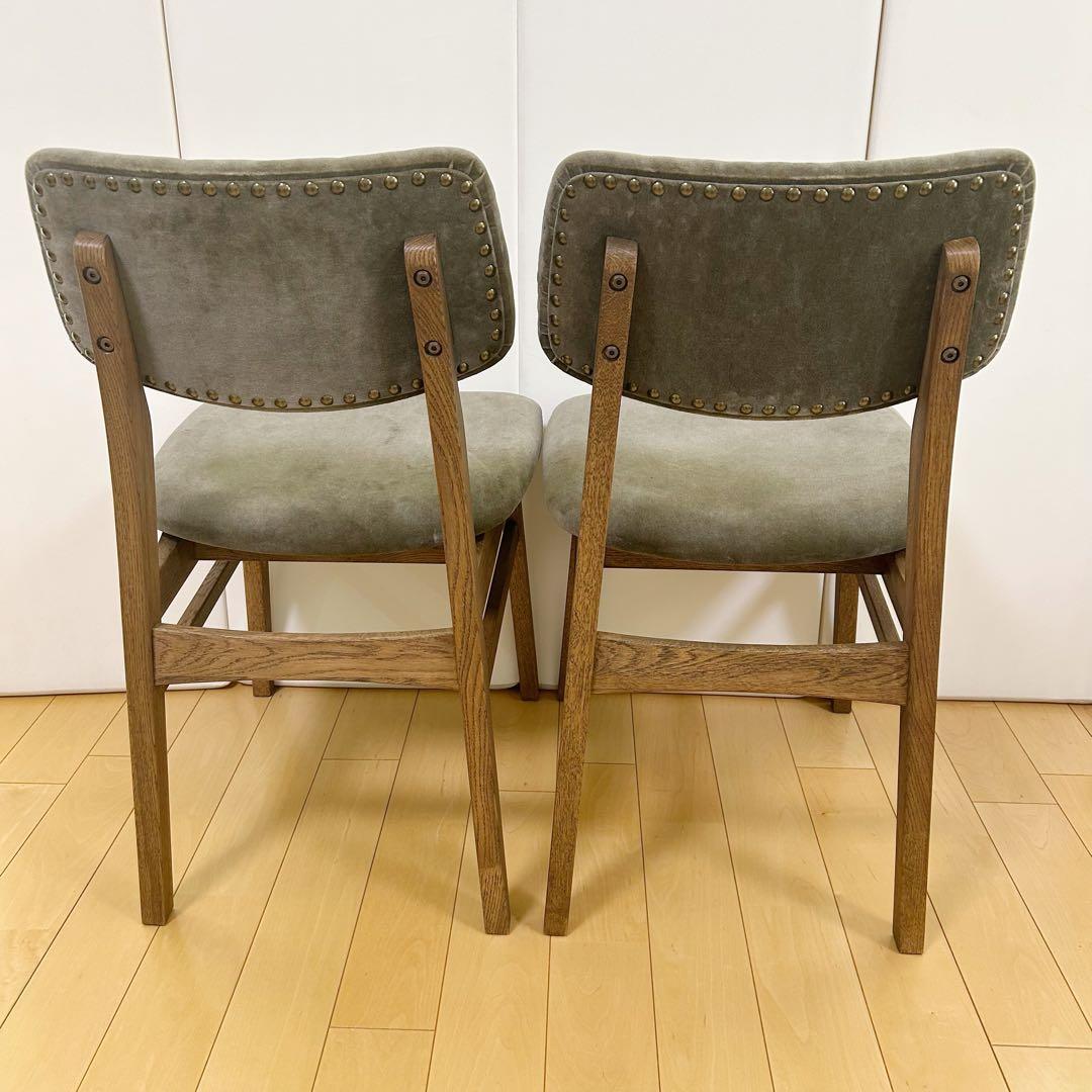 crashgateクラッシュ　パッドチェア WF-2 VELVET ASH 2脚