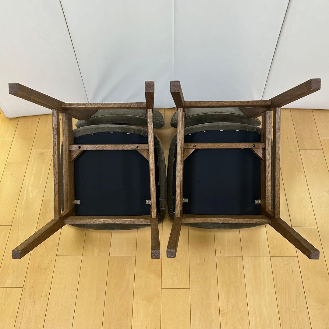 crashgateクラッシュ　パッドチェア WF-2 VELVET ASH 2脚