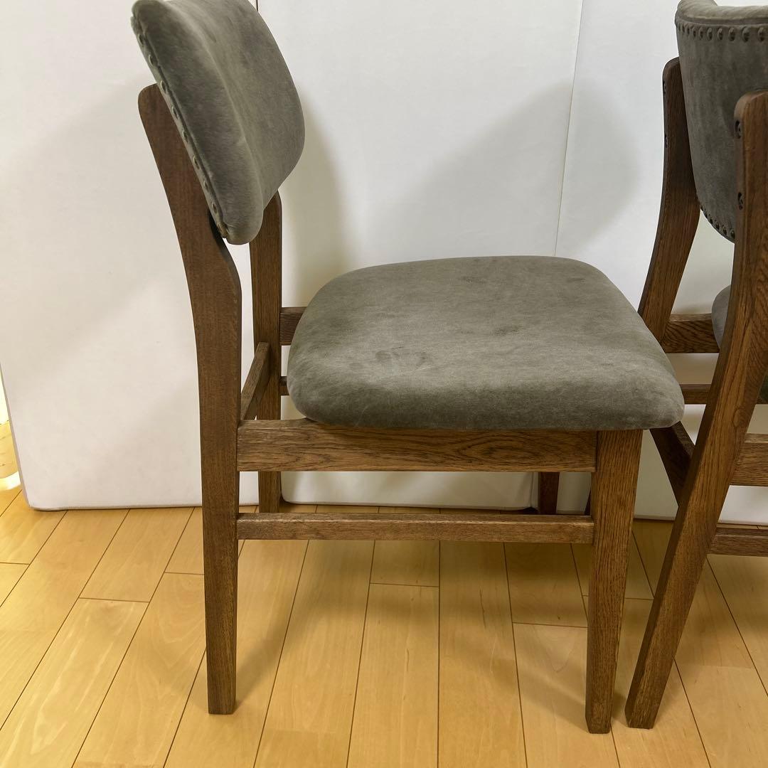 crashgateクラッシュ　パッドチェア WF-2 VELVET ASH 2脚