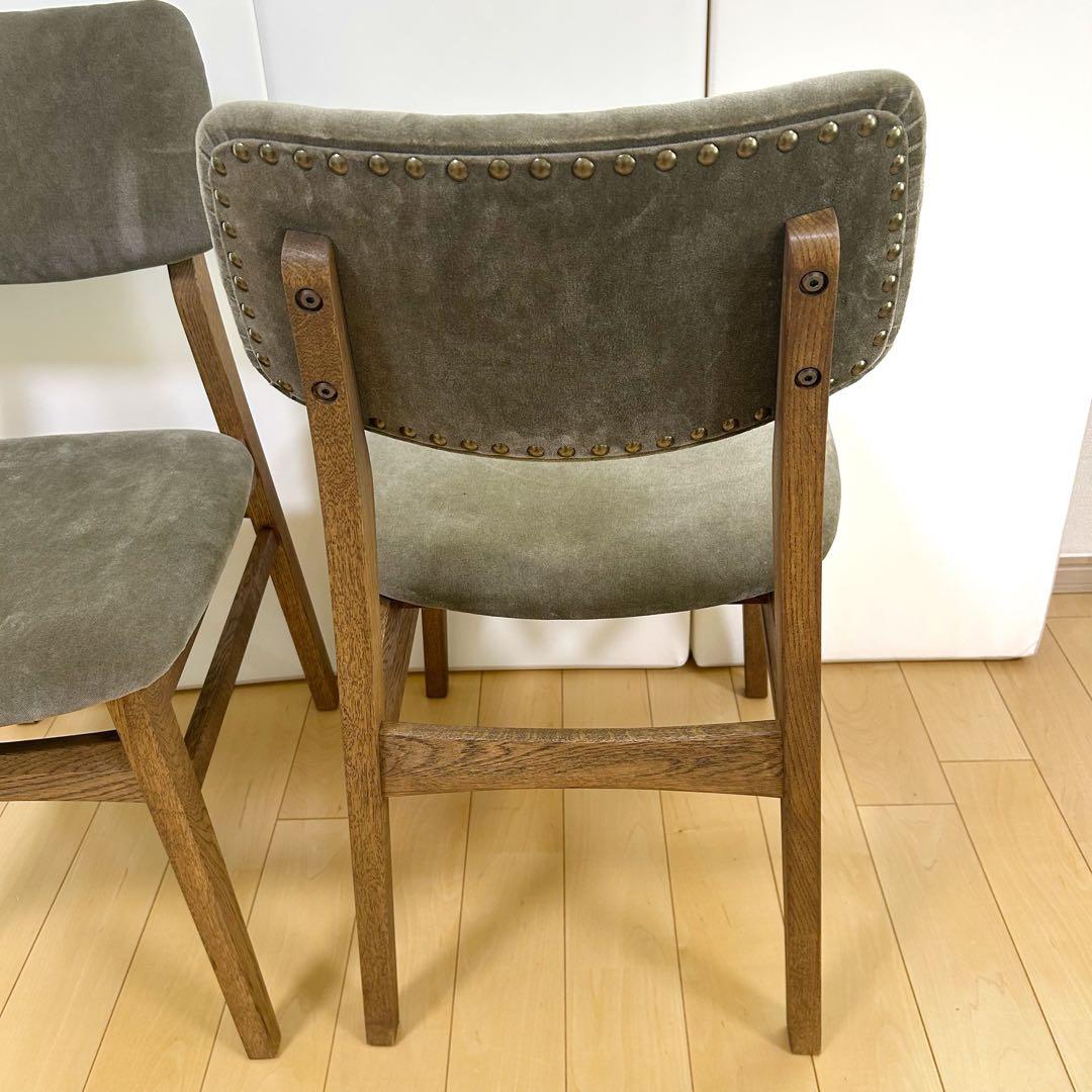 crashgateクラッシュ　パッドチェア WF-2 VELVET ASH 2脚