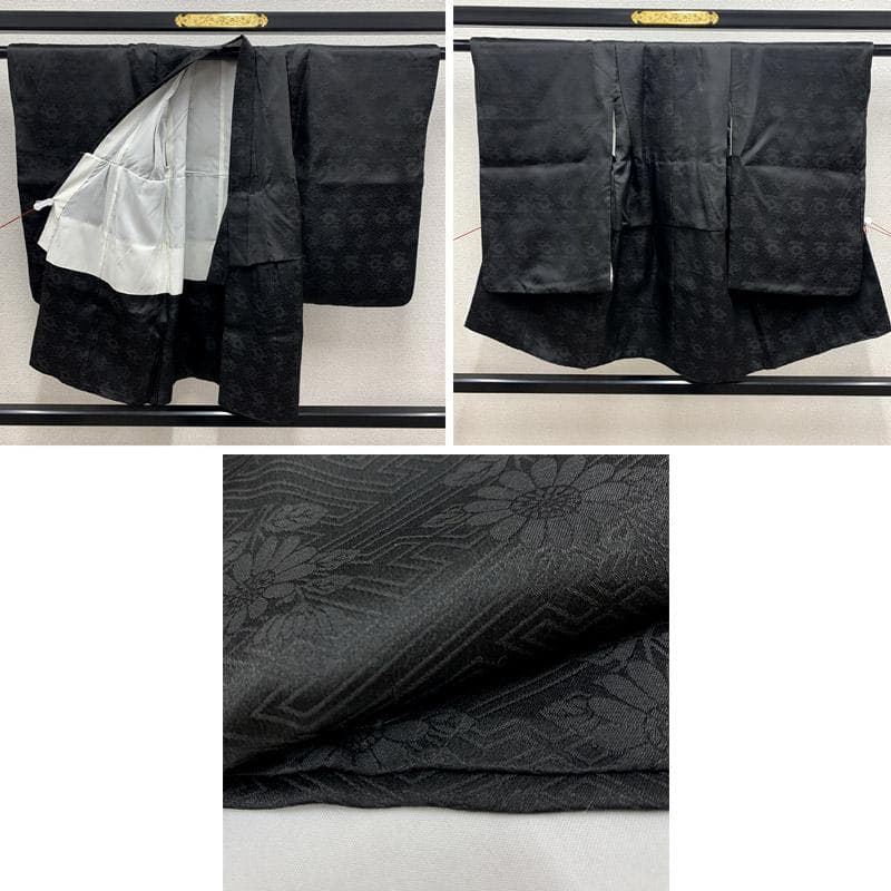 508ab40■七五三 五歳 男児 着物&羽織&袴&角帯&長襦袢 五つ紋■美品