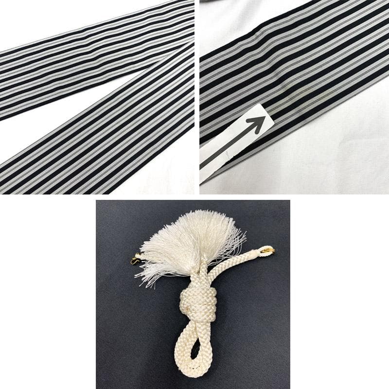 508ab40■七五三 五歳 男児 着物&羽織&袴&角帯&長襦袢 五つ紋■美品