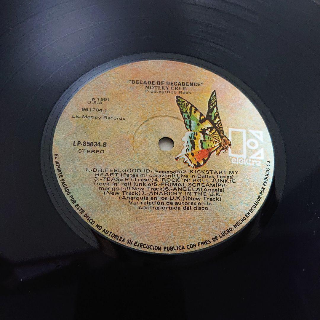 【エクアドル盤】MÖTLEY CRÜE/Decade of Decadence