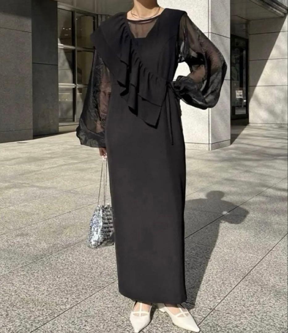 CAPRICIEUX LEMAGE オケージョンドレス ブラック PS