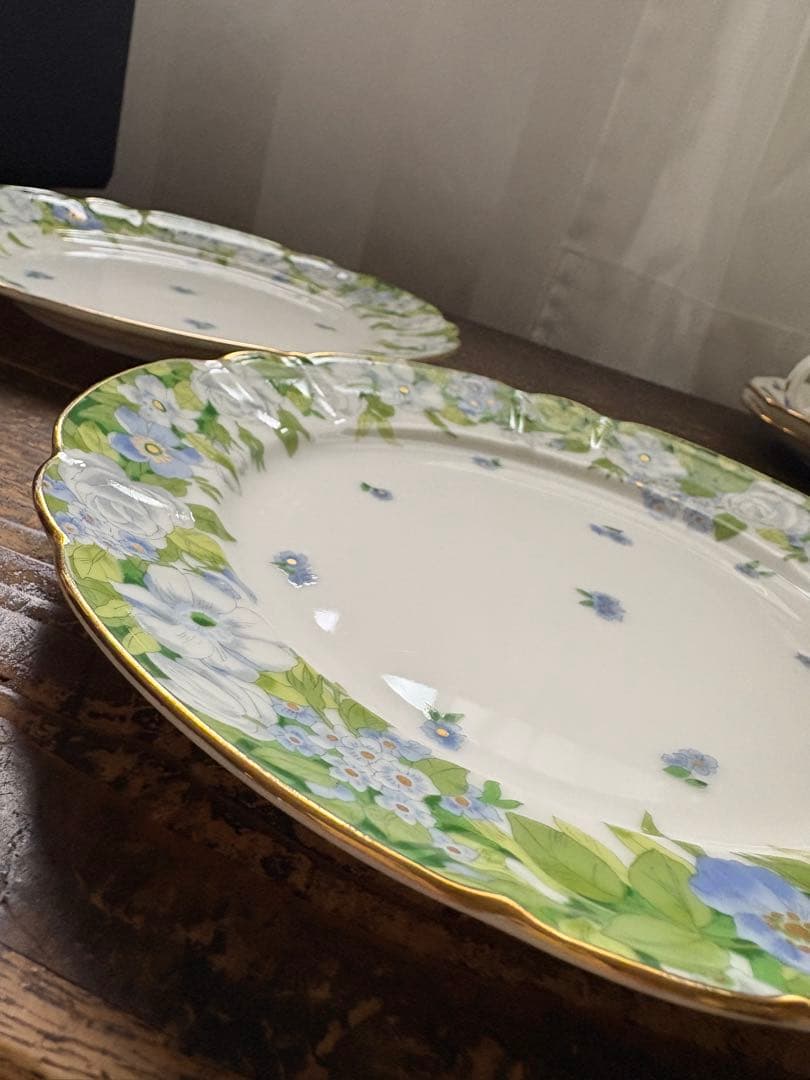 アメジスト様用おまとめルイピトー プレート皿 2枚と生地4メートル分セット