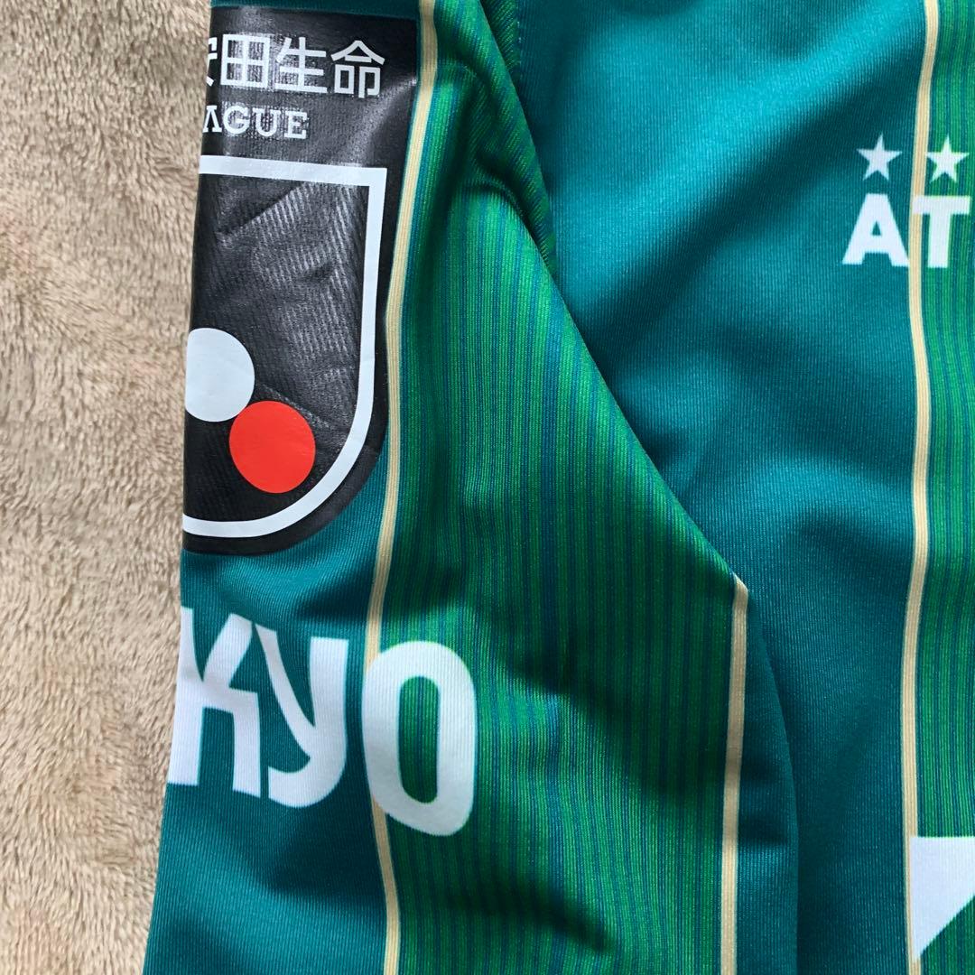 選手実使用 東京ヴェルディ 3rd長袖シャツ　 #2 若狭選手　XO