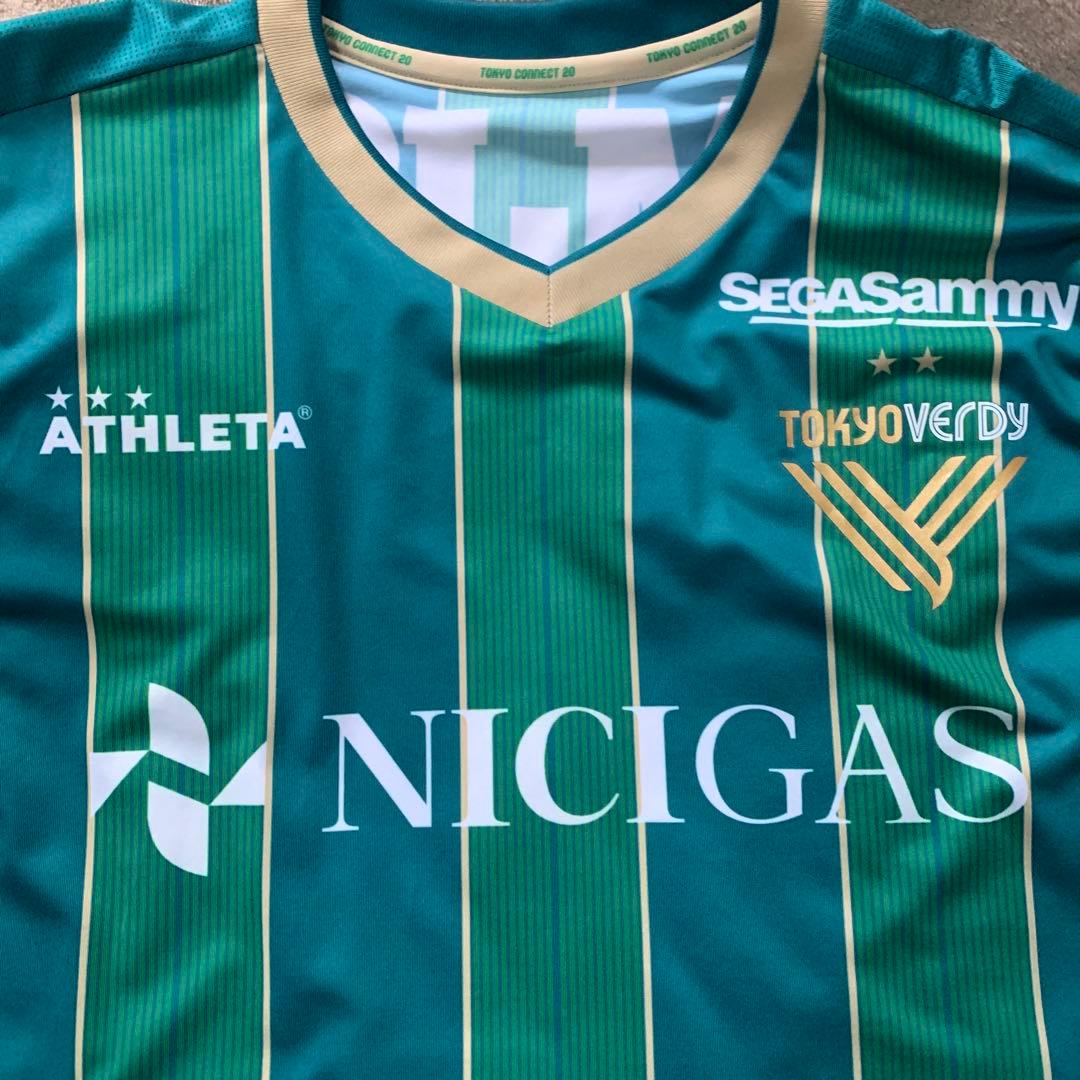 選手実使用 東京ヴェルディ 3rd長袖シャツ　 #2 若狭選手　XO