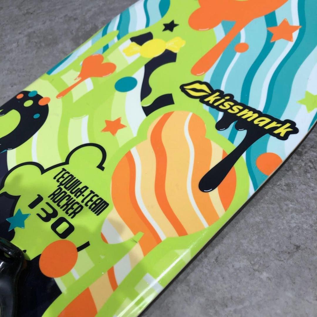 人気 Kissmark キスマーク 130 ジュニア スノーボード 即乗り