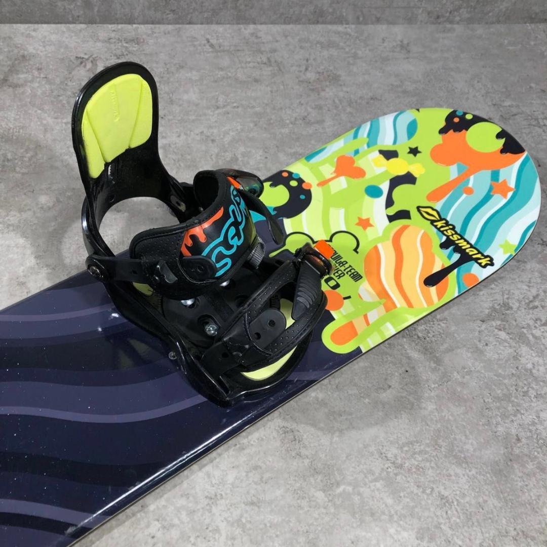 人気 Kissmark キスマーク 130 ジュニア スノーボード 即乗り