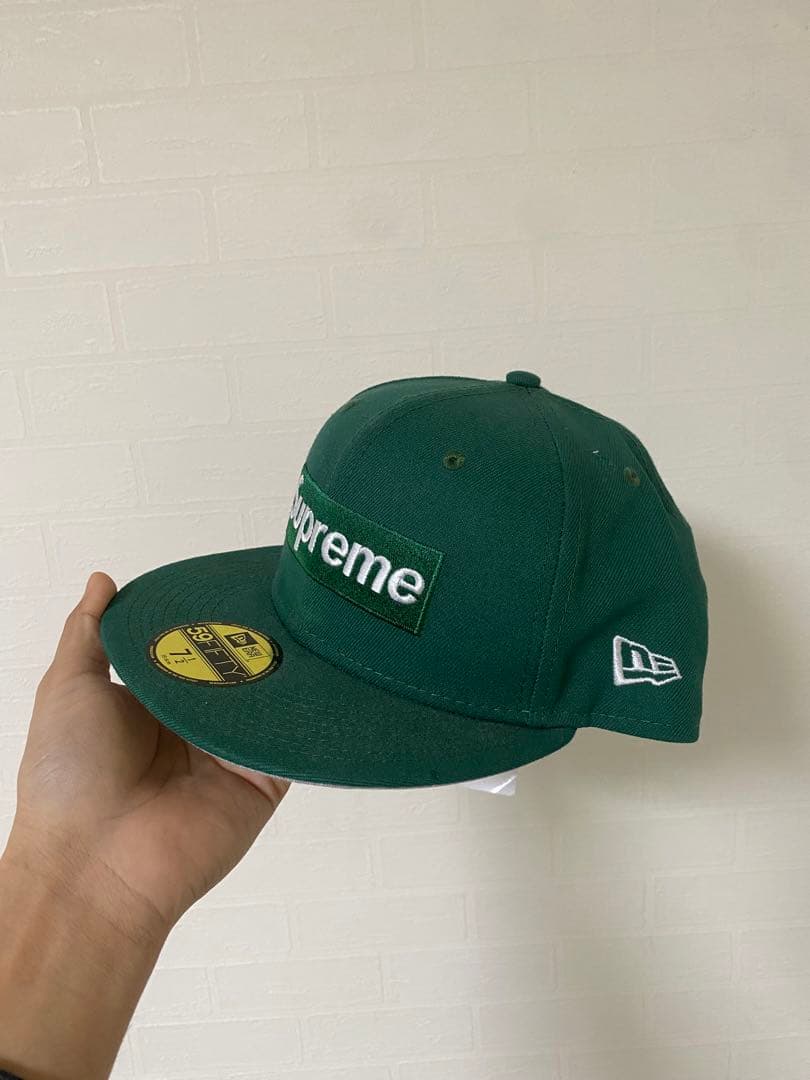 帽子 Supreme Money Box Logo NewEra Dark Green