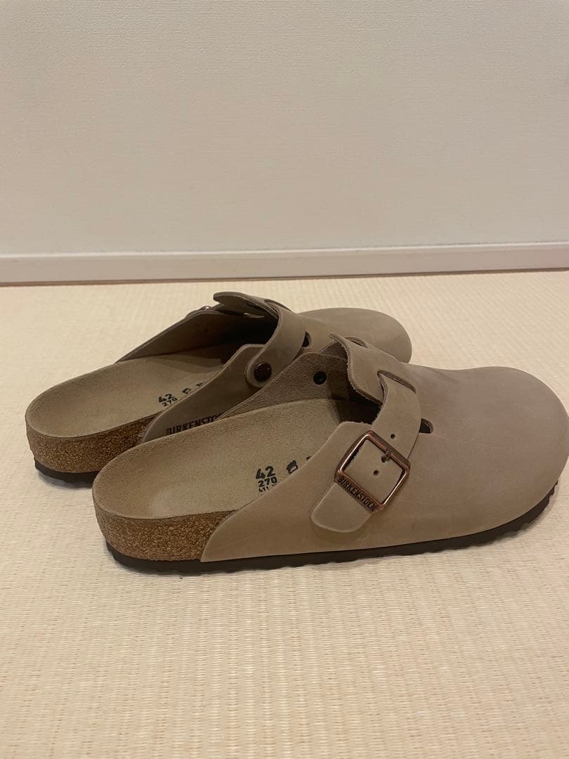 ム*ン様 BIRKENSTOCK Boston サンダル タバコブラウン 42