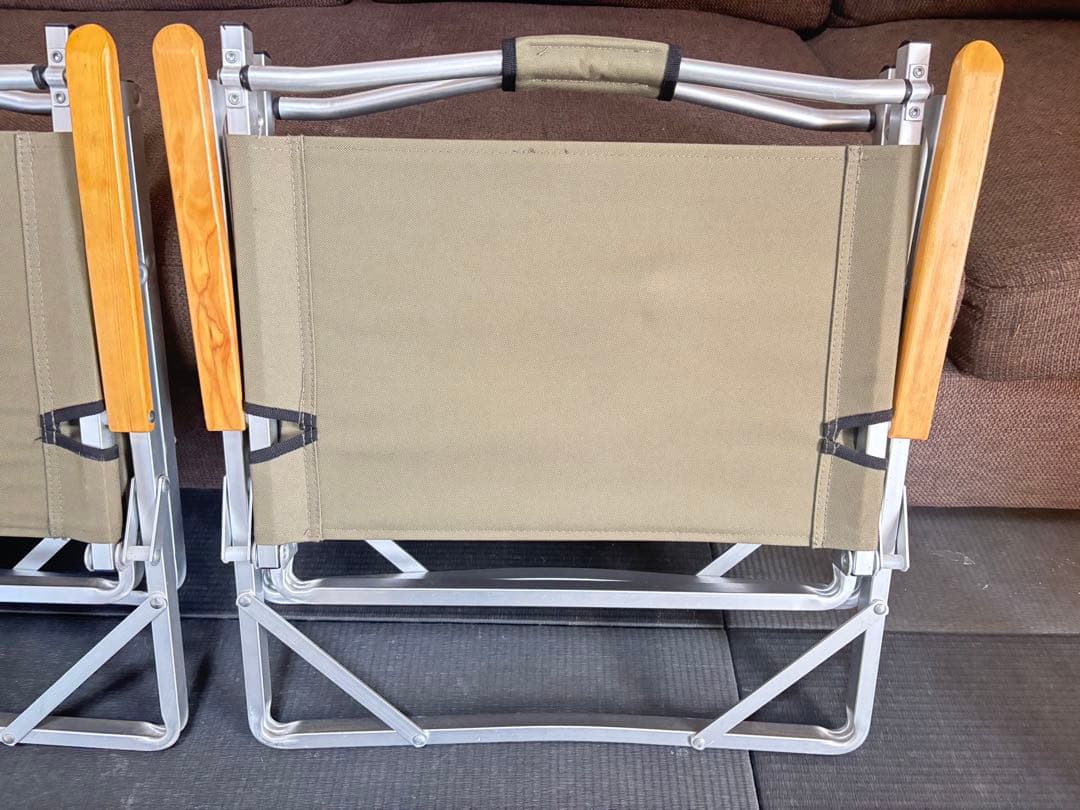 Coleman 折りたたみチェア カーキ 2脚セット