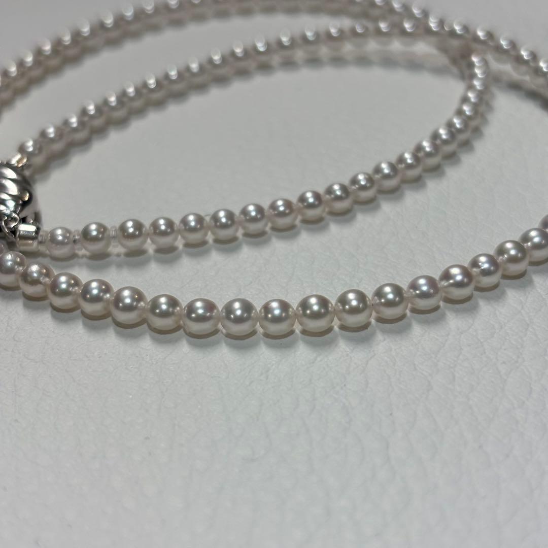 パールネックレス　あこや真珠　ロゼプレミアム　真珠科学研究所　花珠比較