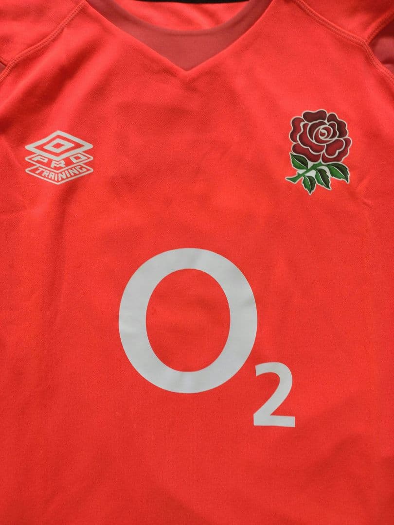 イングランド代表 ラグビー トレーニングシャツ長袖