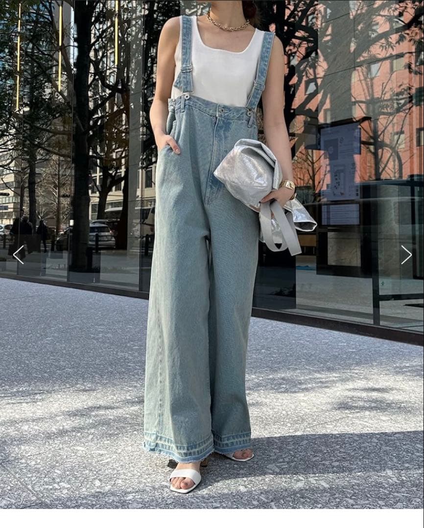 デニム サロペット