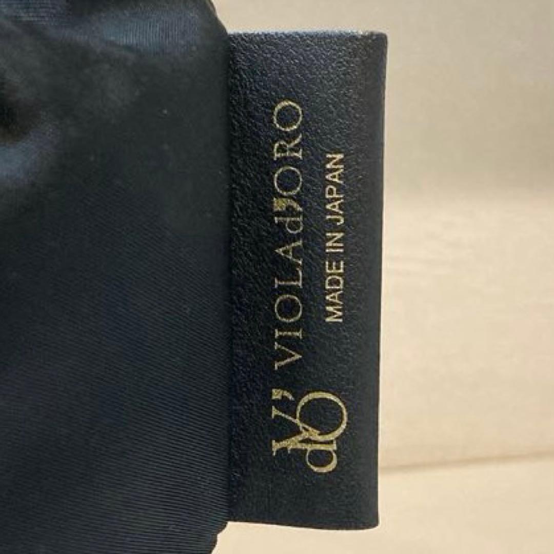 【美品】VIOLA d'ORO ビアンカ　トートバッグ　M 黒　A4可