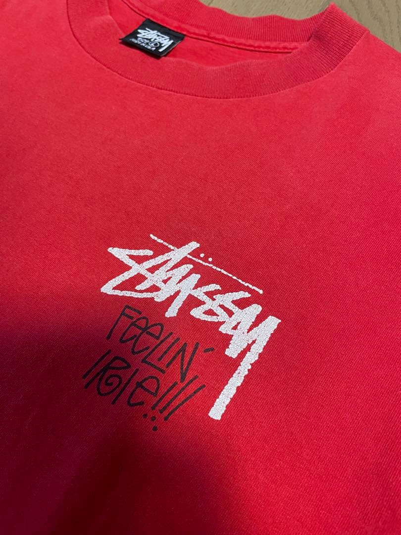 大幅値下げ！usa製 オールドステューシー 黒タグ ラスタ l