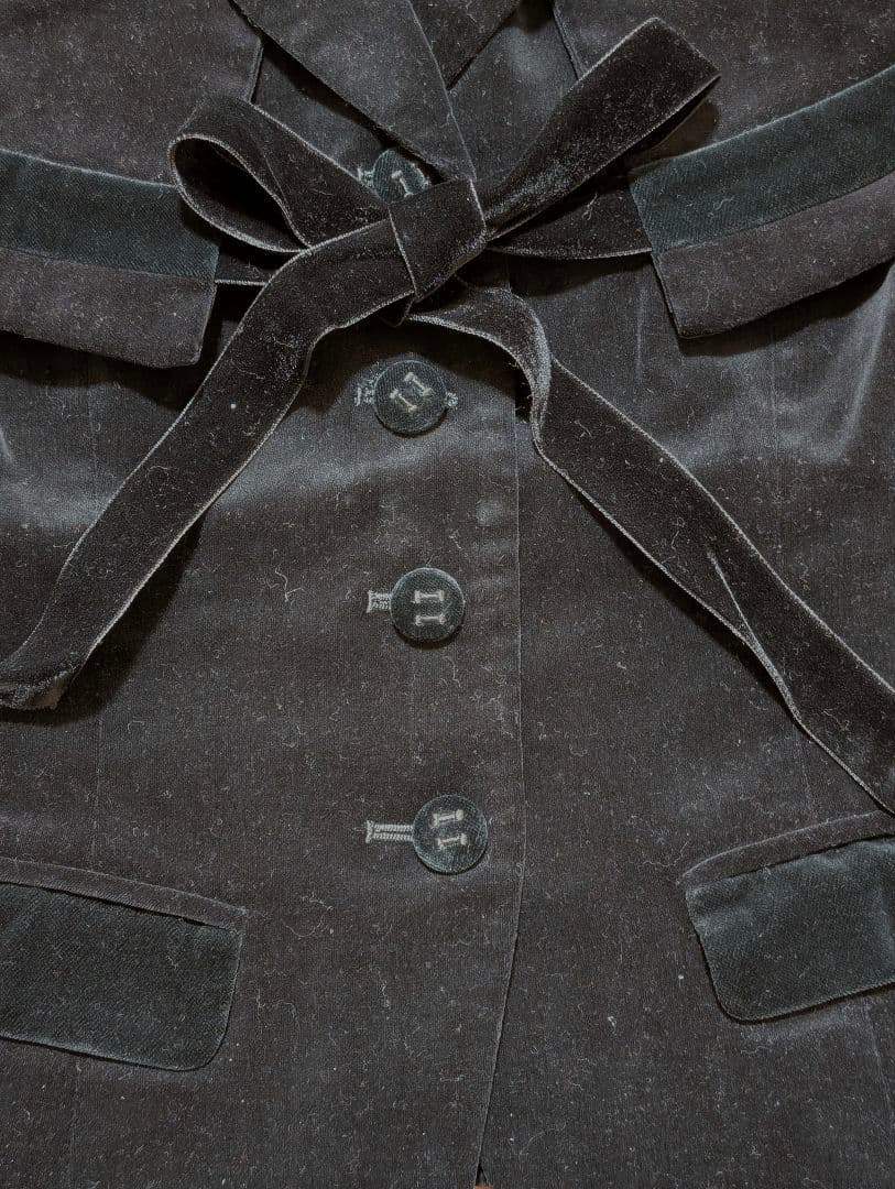 ♥美品♥ジェーンマープル　黒ケープ付き別珍ジャケット