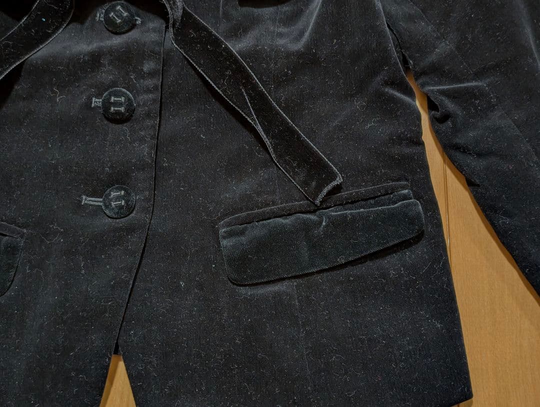 ♥美品♥ジェーンマープル　黒ケープ付き別珍ジャケット