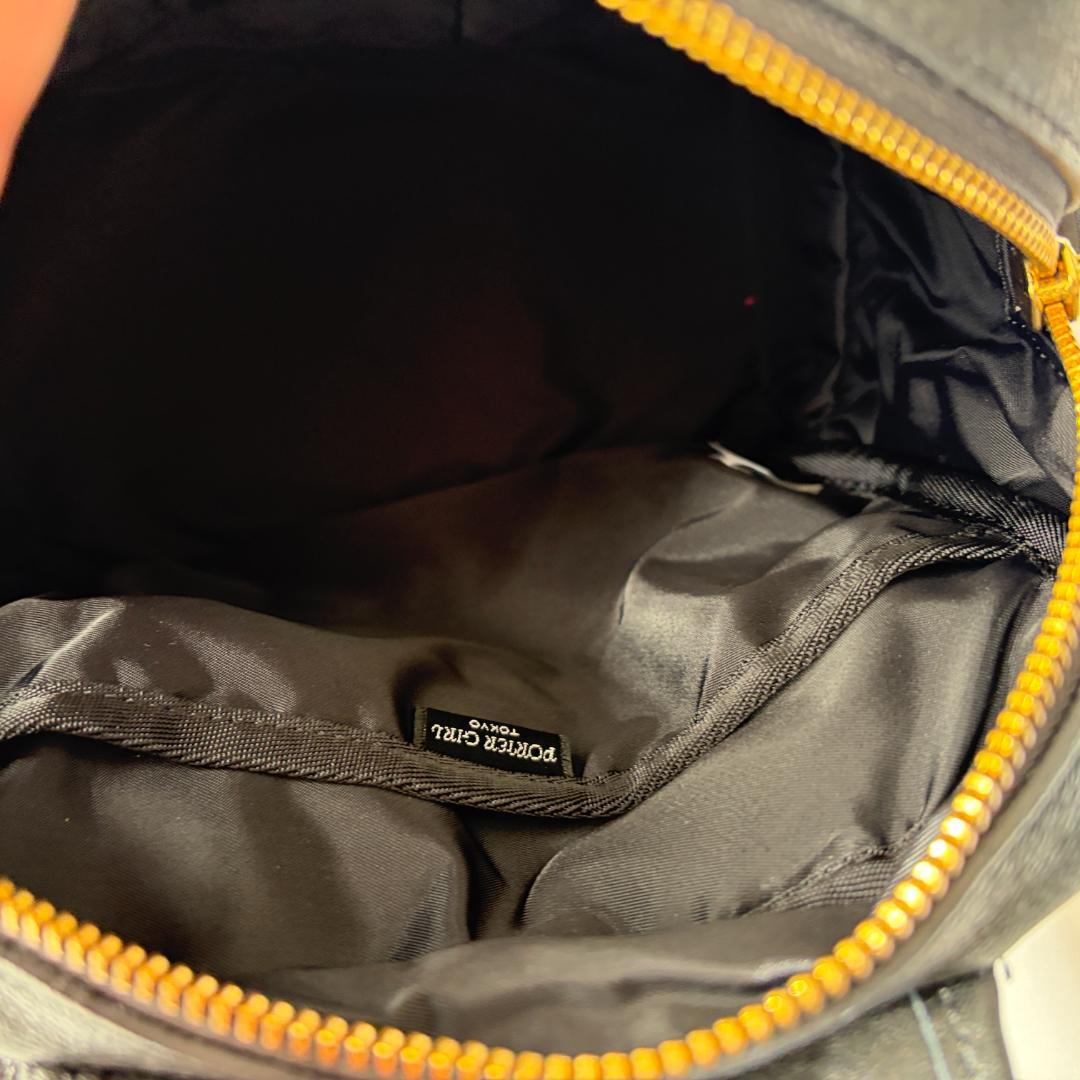 美品 ポーター ミニアチュール レザー 2way バッグ 黒 256-11359