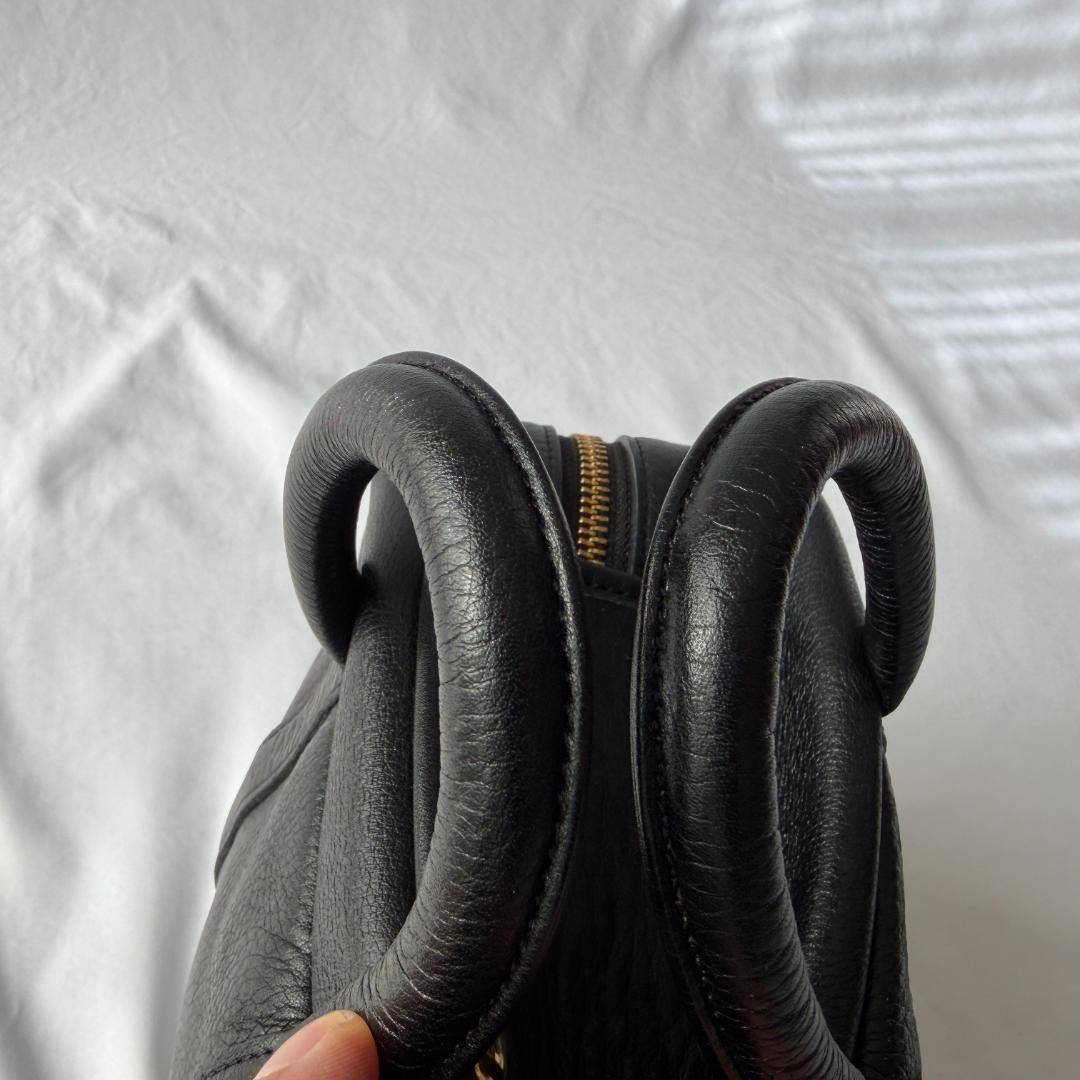 美品 ポーター ミニアチュール レザー 2way バッグ 黒 256-11359