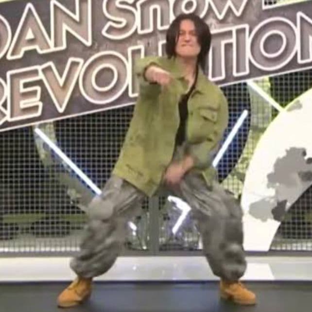 新品タグ付き●オーバーダイデニムGジャン松田元太　イエローデニム　オーバーサイズ