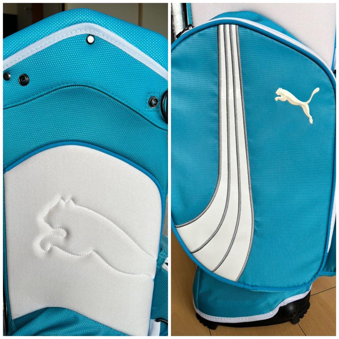 美品　希少PUMA スタンド式キャディバッグ 軽量仕様　レディース　ベルト無し