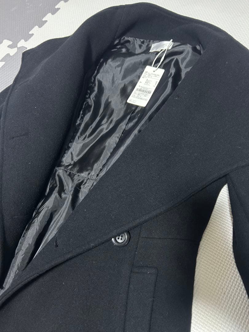 25オーバーネックシンデレララインコート　S