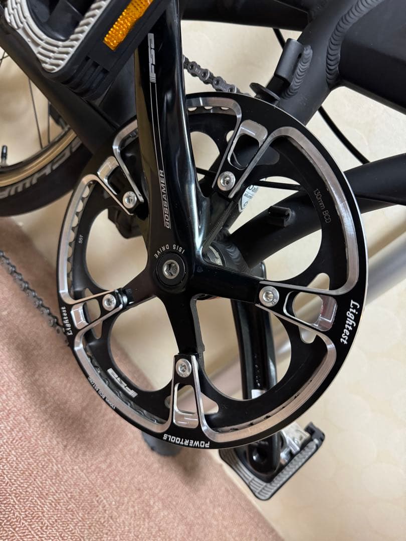 DAHON Mu SLX マットブラック カスタム多数 折りたたみ自転車 黒