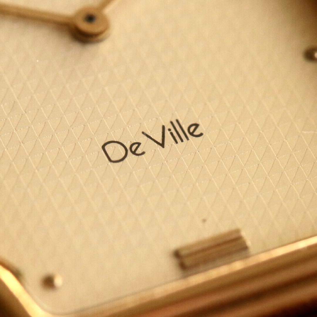 オメガ デビル 1450 ゴールド クォーツ レディース 腕時計 ビンテージ