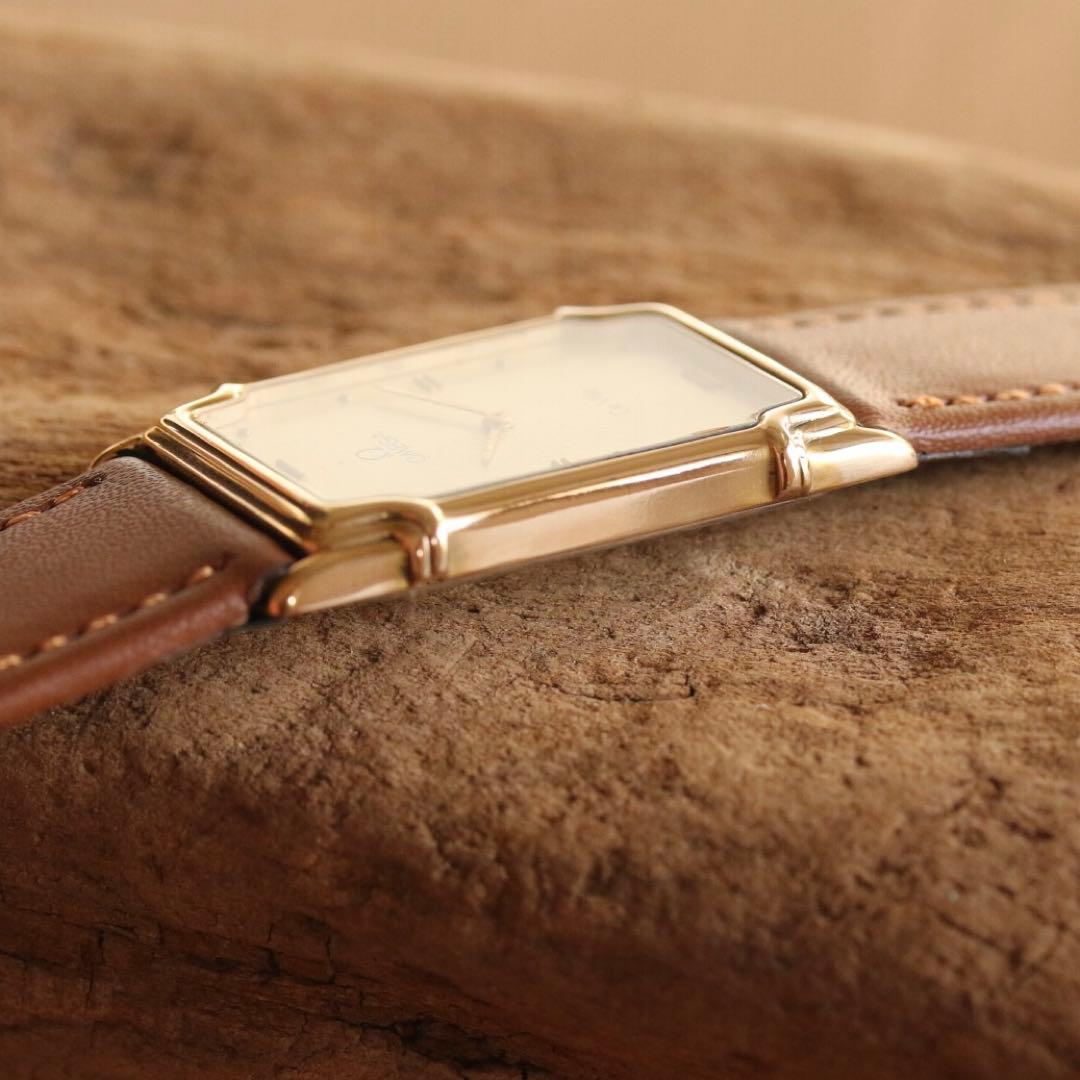 オメガ デビル 1450 ゴールド クォーツ レディース 腕時計 ビンテージ