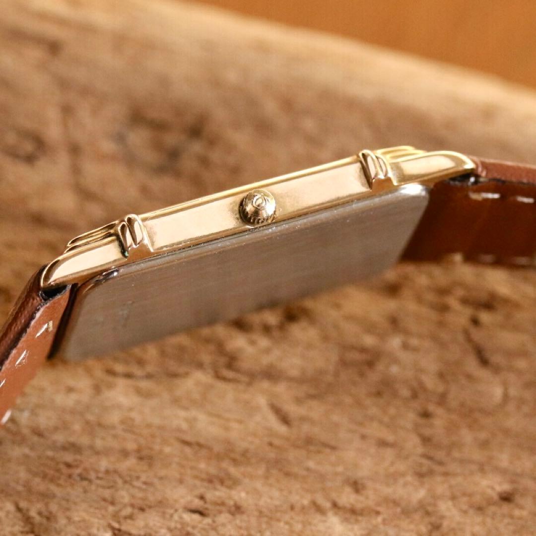 オメガ デビル 1450 ゴールド クォーツ レディース 腕時計 ビンテージ