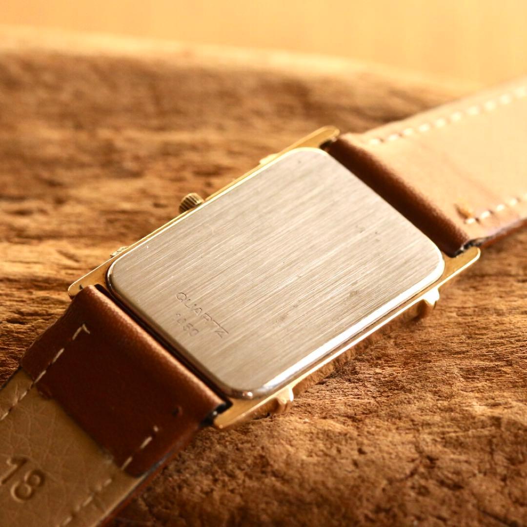 オメガ デビル 1450 ゴールド クォーツ レディース 腕時計 ビンテージ