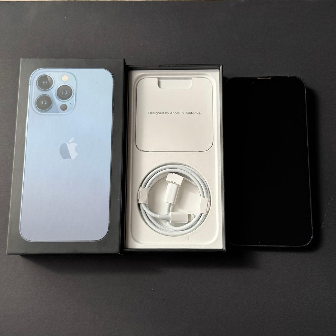 美品iPhone13Pro シエラブルー　256GB バッテリー88%