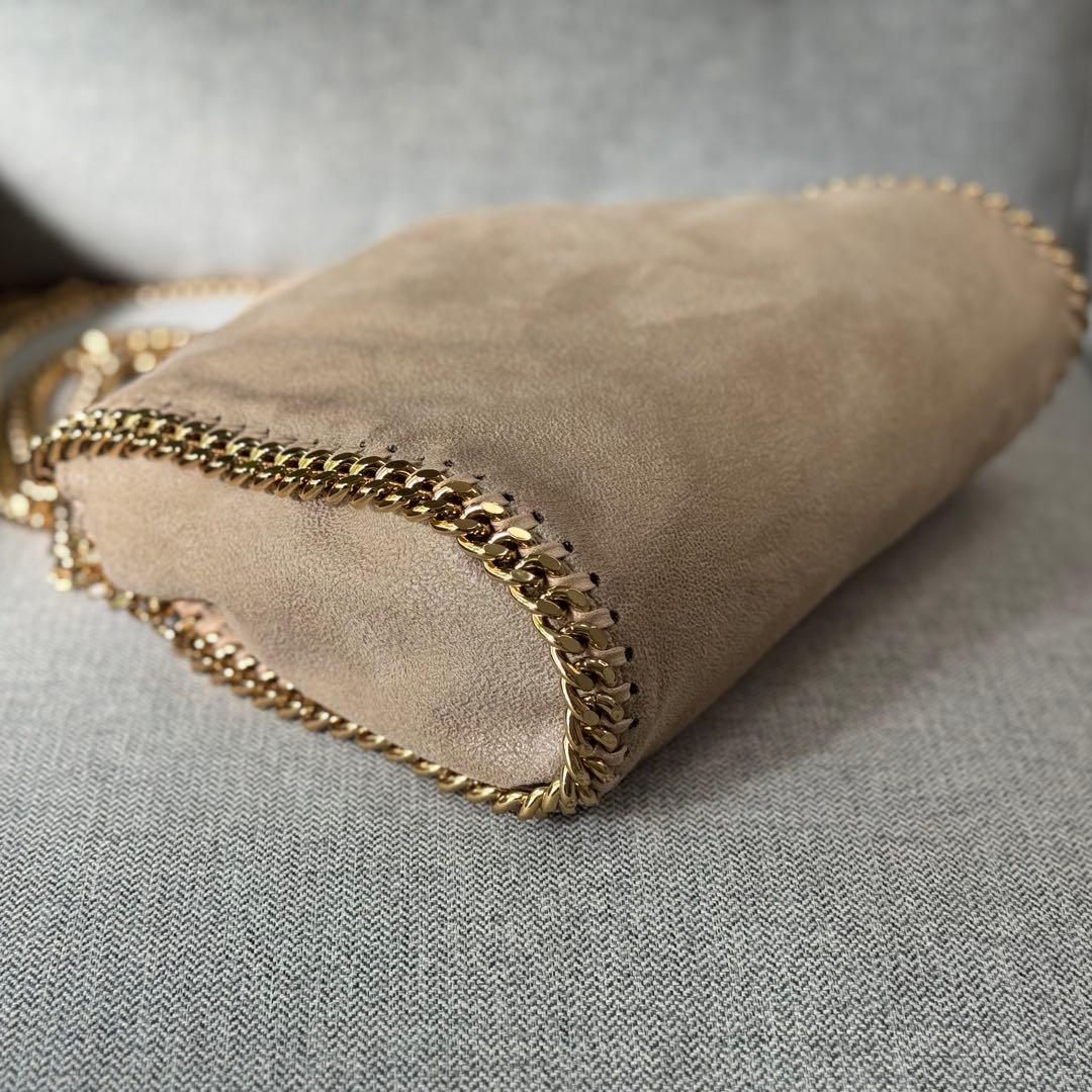 ステラ マッカートニー ファラベラ ミニ トートバッグ ベージュ ゴールド