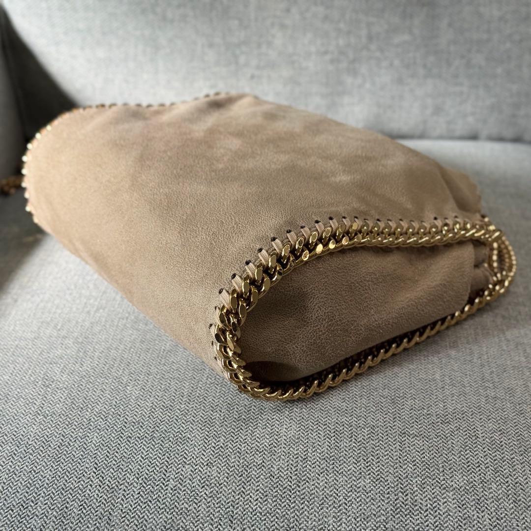 ステラ マッカートニー ファラベラ ミニ トートバッグ ベージュ ゴールド