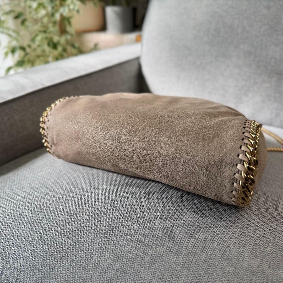 ステラ マッカートニー ファラベラ ミニ トートバッグ ベージュ ゴールド