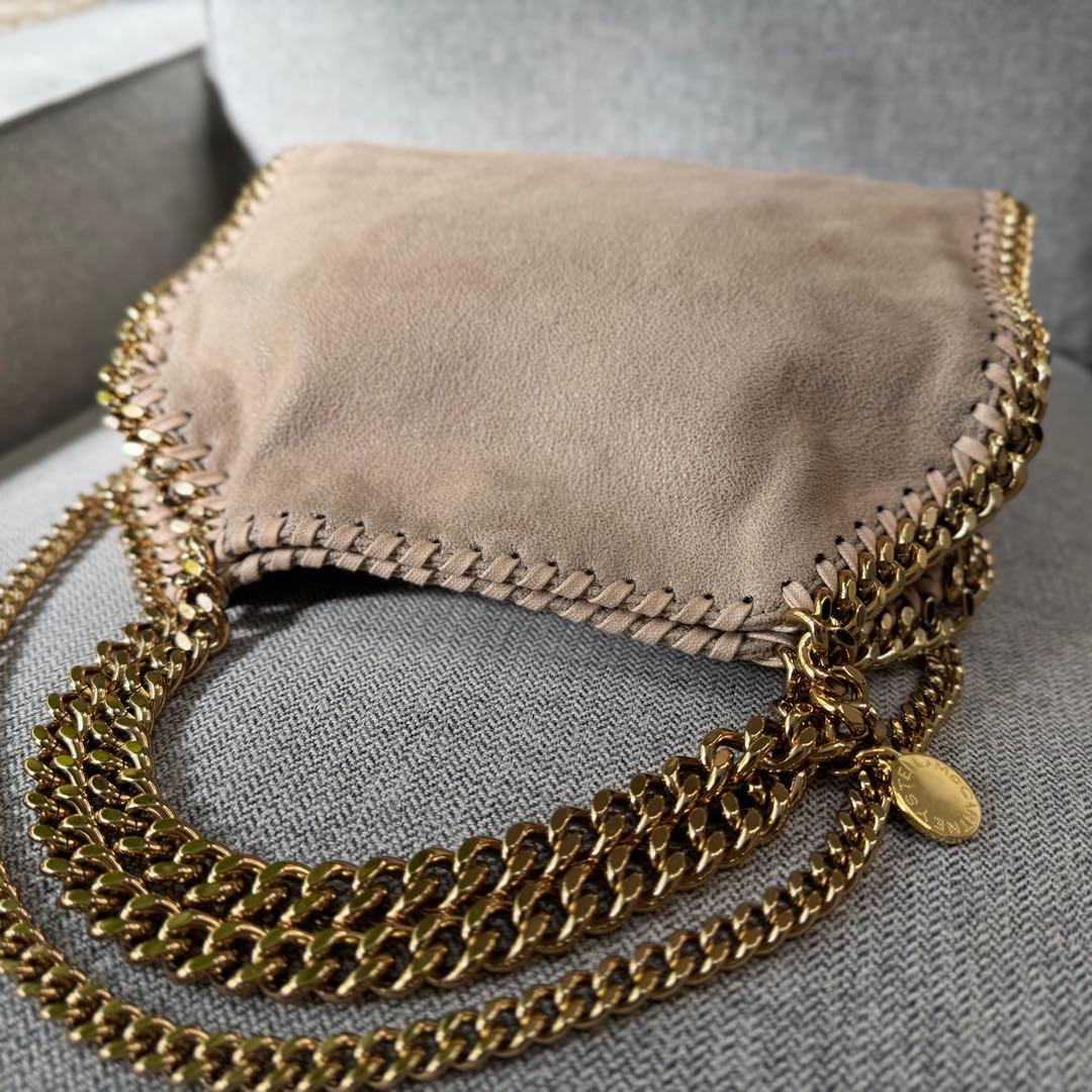 ステラ マッカートニー ファラベラ ミニ トートバッグ ベージュ ゴールド